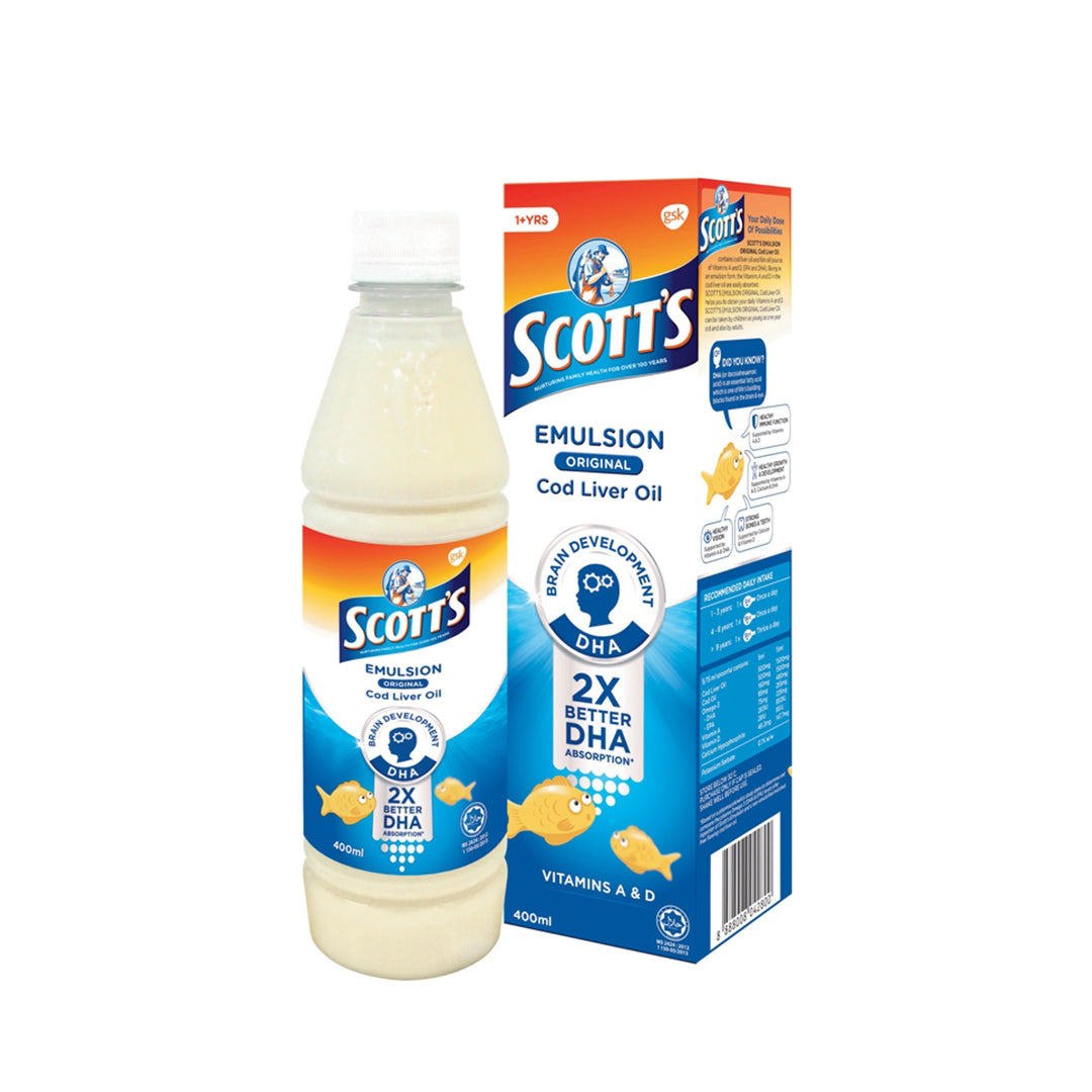 Scott's Cod Liver Oil Emulsion Original 400ml – VIIMART